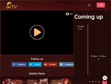 Tablet Screenshot of nithyananda.tv