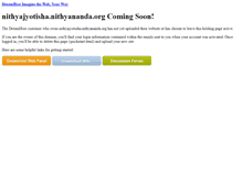 Tablet Screenshot of nithyajyotisha.nithyananda.org