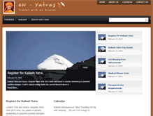 Tablet Screenshot of en-yatras.nithyananda.org